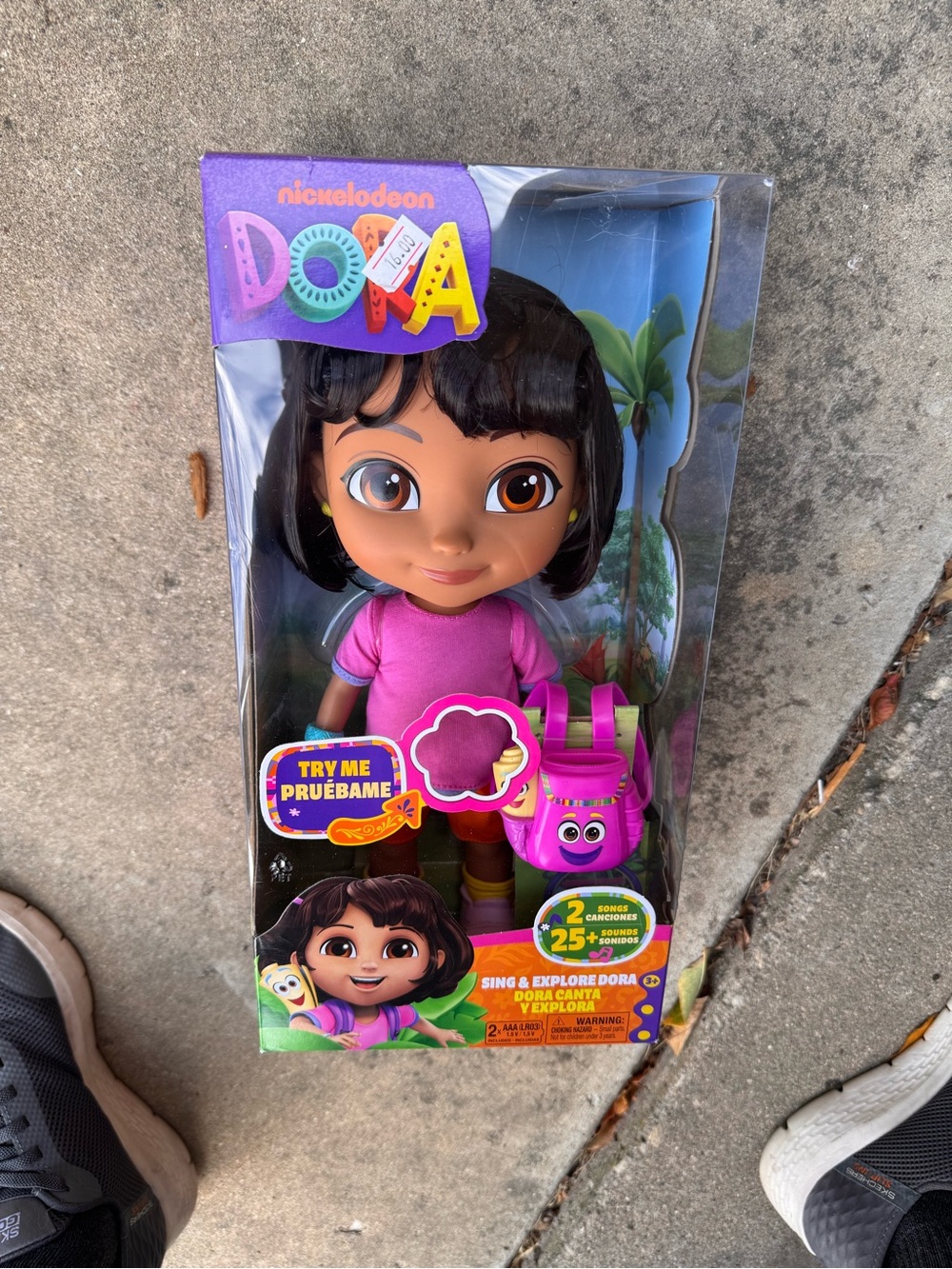 Nickelodeon Dora Doll with Purple Box and Pink Outfit